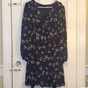 Betsy Johnson Navy Floral print dress